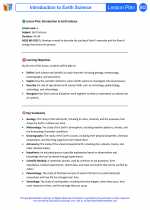 Science - Sixth Grade - Lesson plan: Introduction to Earth Science - Bundle