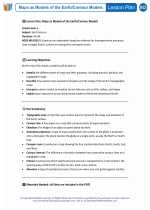 Science - Sixth Grade - Lesson plan: Maps as Models of the Earth - Bundle