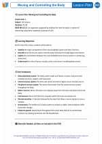Science - Sixth Grade - Lesson plan: Moving and Controlling the Body - Bundle